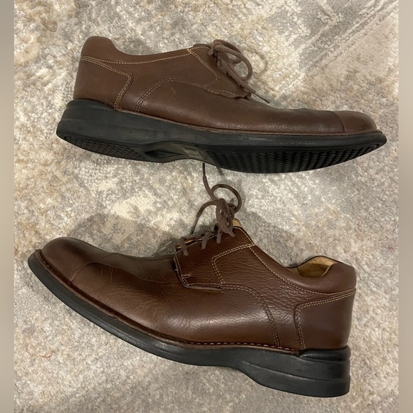 Johnston & Murphy Sheepskin Brown Leather Lace Up Shoes Brazil Size 9 #20-7723 main image 7